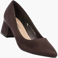 Czółenka Damskie Eleganckie Buty Na Słupku Klasyczne Modne Brązowe GOODIN Brązowy 38 Goodin