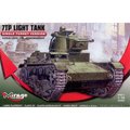 Czołg lekki jednowieżowy 7TP, model do sklejania - Mirage