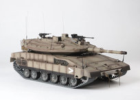 Czołg zdalnie sterowany ASG/IR/dźwięk/dym 1:16 IDF Merkava MK IV RTR 2.4Ghz - Heng Long 3958-1U (S)
