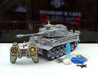 Czołg Zdalnie Sterowany Rc Tiger Strzela, Dymi