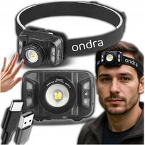 Czołówka Latarka czołowa LED Cree Ondra Vertix Akumulatorowa USB-C