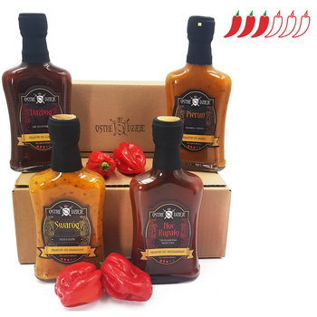 Czteropak sosów Habanero (Dażbóg, Noc Kupały, Pierun, Swaróg)