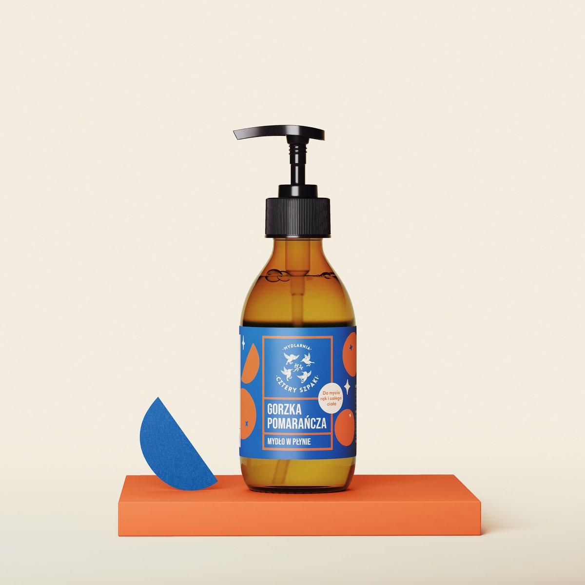 Empik CZTERY SZPAKI Mydło w płynie Gorzka Pomarańcza 300ml