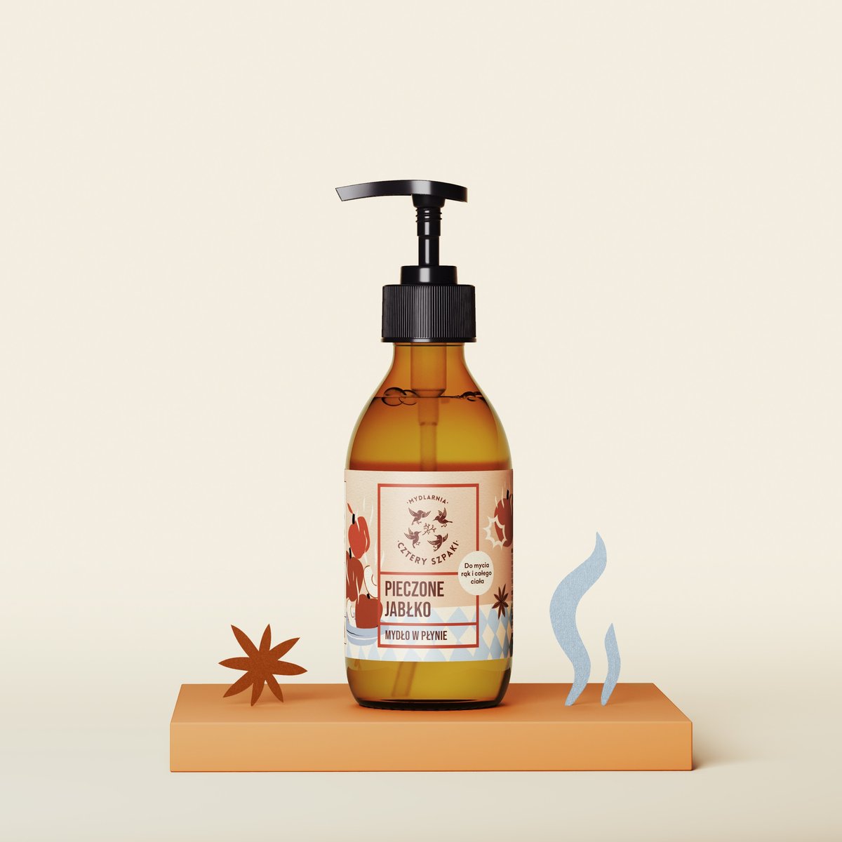 Empik CZTERY SZPAKI Mydło w płynie Pieczone Jabłko 300ml