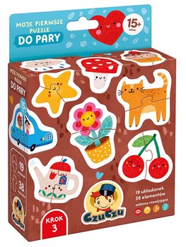 CzuCzu. Moje pierwsze puzzle do pary dla dzieci 15 mies.+ - Opracowanie zbiorowe