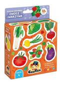 CzuCzu. Puzzle do pary. Owoce i warzywa dla dzieci 18 mies.+&nbsp;-&nbsp;Opracowanie zbiorowe