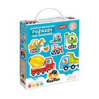 CzuCzu. Puzzle progresywne. Pojazdy na budowie Opracowanie zbiorowe
