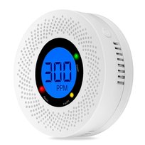 CZUJNIK CZADU DYMU DETEKTOR TLENKU WĘGLA CO GAZU POŻARU OGNIA EKRAN LCD