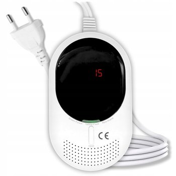 Czujnik Czadu Gazu Ziemnego Detektor Tlenku Węgla CERTYFIKOWANY 85dB LCD - Jikaida