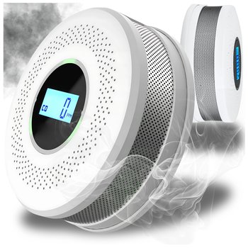 Czujnik Czadu I Dymu Detektor Tlenku Węgla Co Gazu Bezprzewodowy Lcd Głośny - AVANTE