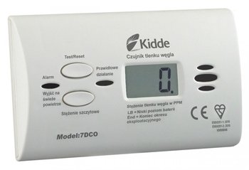 Czujnik czadu z wyświetlaczem LCD KIDDE 7DCO. - KIDDE