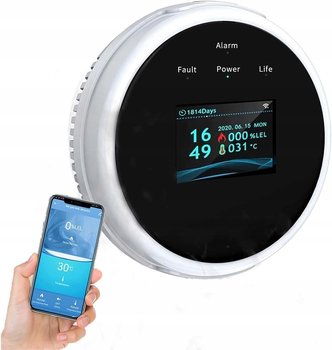 Czujnik Detektor Gazu Ziemnego Ch4 Metan Wifi Aplikacja Tuya - Krasław