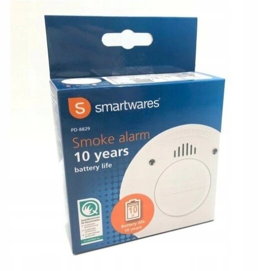 Zdjęcia - Detektor bezpieczeństwa Smartwares Czujnik dymu  alarm dźwiękowy PD - 8829 