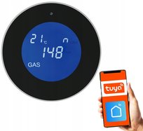 Czujnik gazu ziemnego i LPG WiFi TUYA z alarmem i wyświetlaczem Kostor