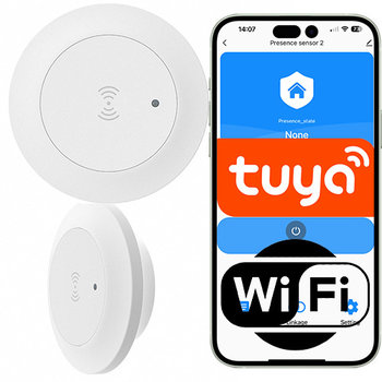 Czujnik obecności z wykrywaniem ruchu natynkowy WiFi Tuya Smart Life - brak  danych