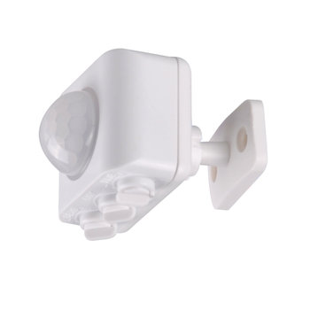 Czujnik ruchu i zmierzchu mini PIR ścienny natynkowy Polux ES-P21B - POLUX