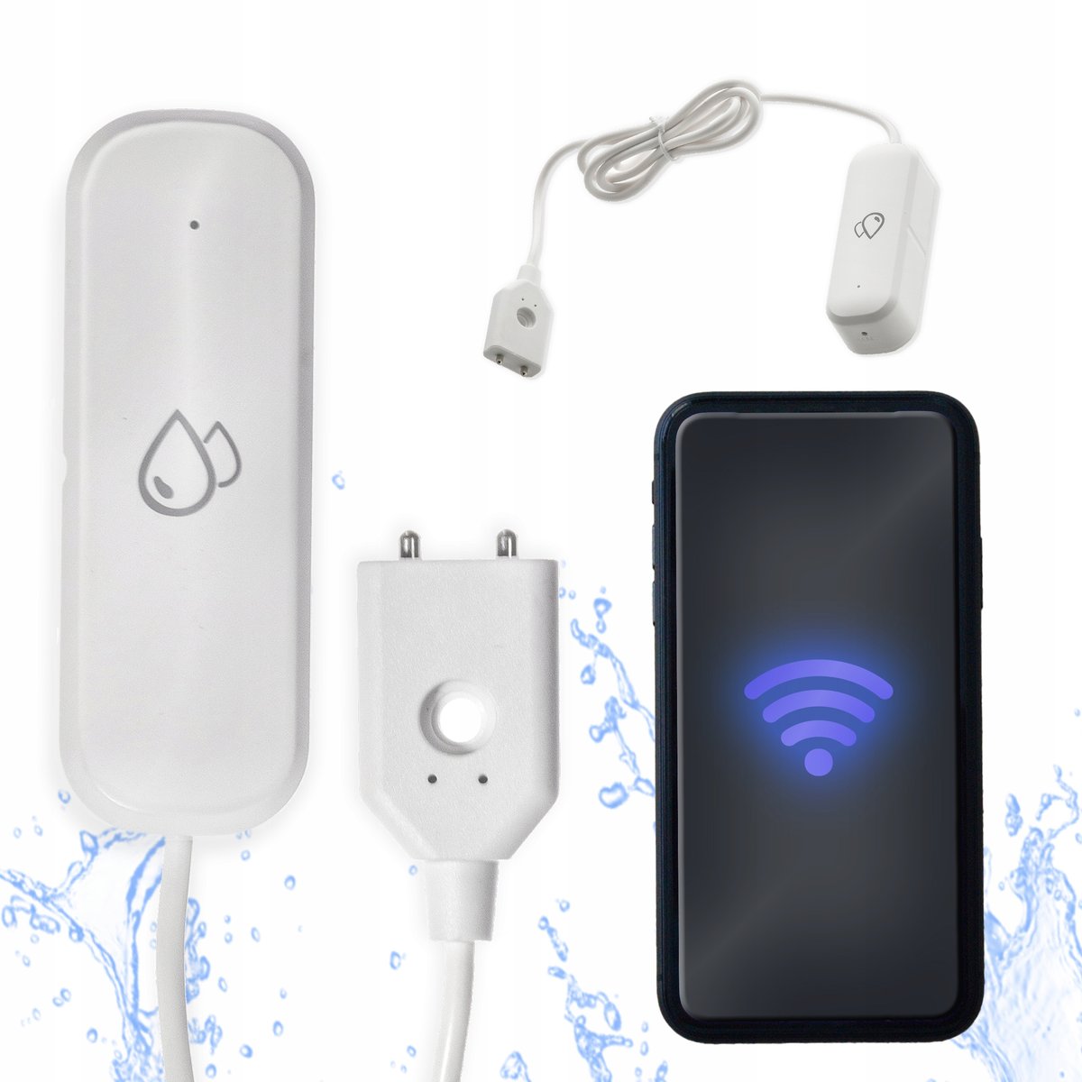 Zdjęcia - Detektor bezpieczeństwa Sensor Czujnik  Zalania Wycieku Poziomu Wody SMART WiFi Tuya SmartLife 
