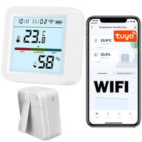 Czujnik temperatury i wilgotności WIFI TUYA z ekranem LCD Sone