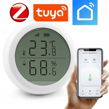 Czujnik Temperatury Wilgotności Lcd Zigbee Tuya Smart Home - Inny producent