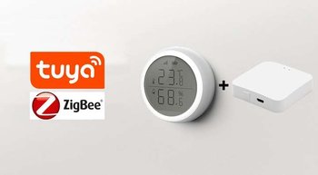 Czujnik temperatury wilgotności ZigBee TUYA LCD - MBG LINE