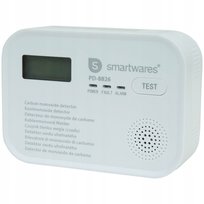 Czujnik tlenku węgla Smartwares alarm dźwiękowy