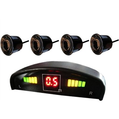 Zdjęcia - Kamera cofania Sensory Czujniki parkowania 4  wyświetl LED czarne 