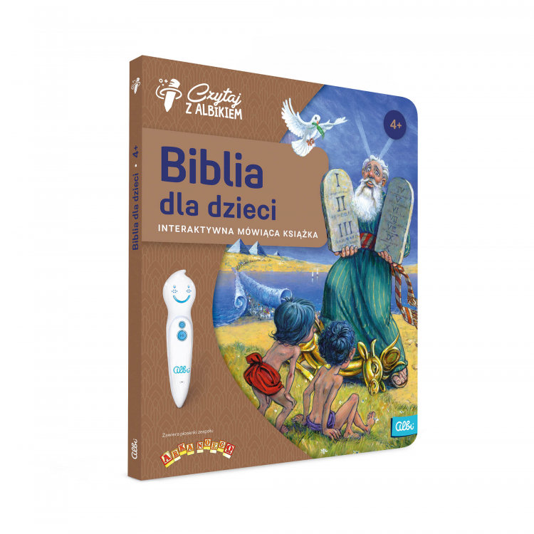 Фото - Інтерактивні іграшки Czytaj z Albikiem, Biblia dla dzieci, interaktywna mówiąca książka