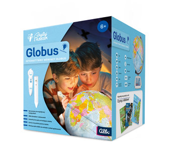 CZYTAJ z ALBIKIEM Interaktywny Mówiący GLOBUS Podświetlany Albik LAMPKA 6+ - Albi