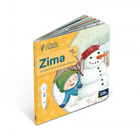 Czytaj z Albikiem, Zima, interaktywna mówiąca mini książka Albi