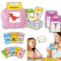 Czytnik dla dzieci 3+ nauka polskiego i angielskiego, 448 słów + 112 kart