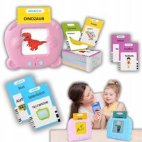 Czytnik edukacyjny - 448 słów i 112 kart do nauki polskiego i angielskiego