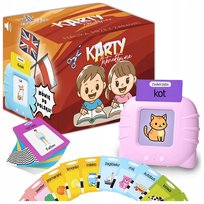 Czytnik Kart Do Nauki słówek POLSKI ANGIELSKI 1020+ SŁÓW TRZY TRYBY JĘZYKÓW, karty do gry, MTA Trading