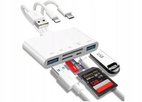 Czytnik kart pamięci 5w1 adapter USB OTG i czytnik kart SD do iPhone/iPada