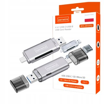 Czytnik Kart Pamięci SD MicroSD Pendrive TF USB 3.0 USB-C OTG Adapter 5Gb/s - Inny producent