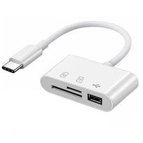 Czytnik kart pamięci USB-C SD / TF / CF OTG No name