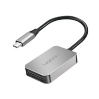 Czytnik Kart Podwójny Logilink Usb-C 3.2 Gen1, Sd/Microsd, Aluminiowy, 5 Gb/S