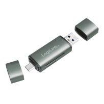 Czytnik Kart  Usb 3.2 Gen1, Sd/Microsd, Aluminiowy, Usb-C I Usb-A, 5 Gbit/S