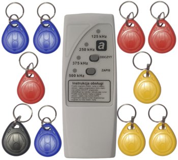 Czytnik Programator Duplikator Rfid + 10 Breloków - ADVICE TECH