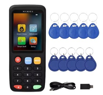 Czytnik Programator Duplikator Rfid Nfc X7 Zestaw Z 10 Brelokami - ADVICETECH