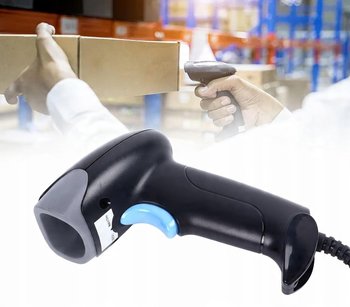 Czytnik Skaner Kodów Kreskowych Stacjonarny Laserowy Ean Usb Przewodowy 1D - AnyTech