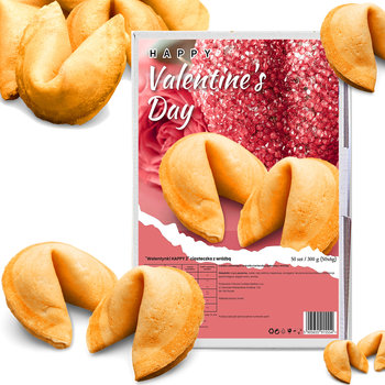 D&D Fun Cookies / Ciasteczko z wróżbą "Walentynki HAPPY 2"  50 szt 300g - Inna marka