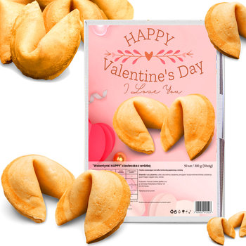 D&D Fun Cookies / Ciasteczko z wróżbą "Walentynki HAPPY" 50 szt 300g - Inna marka