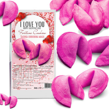 D&D Fun Cookies / Ciasteczko z wróżbą "Walentynki LOVE 2" PINK 20 szt 120g - Inna marka