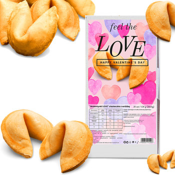 D&D Fun Cookies / Ciasteczko z wróżbą "Walentynki LOVE" 20 szt 120g - Inna marka