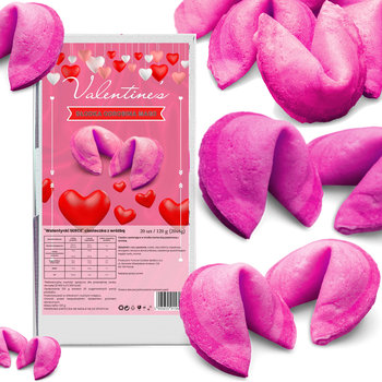 D&D Fun Cookies / Ciasteczko z wróżbą "Walentynki SERCE" PINK 20 szt 120g - Inna marka