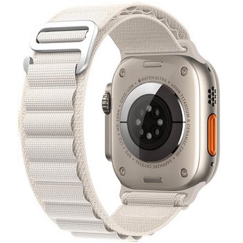 D-Pro Alpine Loop pasek opaska do Apple Watch 4/5/6/7/8/SE/Ultra 42/44/45/49mm (Cream) - D-pro