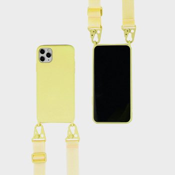 D-Pro Crossbody Silicone Case XL Strap / Torebka Smycz iPhone 11 Pro (Yellow) - D-pro