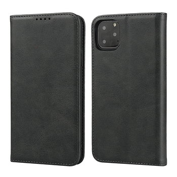 D-Pro Flip Cover Wallet Case etui z klapką magnetyczną portfel iPhone 11 Pro (Black) - D-pro
