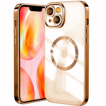 D-Pro Gloss MagSafe Case etui magnetyczne obudowa iPhone 13 (Gold) - D-pro