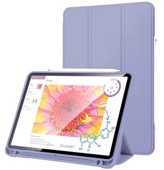 D-Pro Smart Cover V2 etui do Apple Pencil / iPad Pro 12.9 2018/2020/2021 (Purple) - D-pro